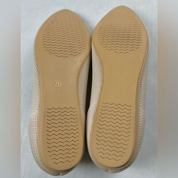 Arromic Nude Pointy Toe Flats - Picture 9 of 12